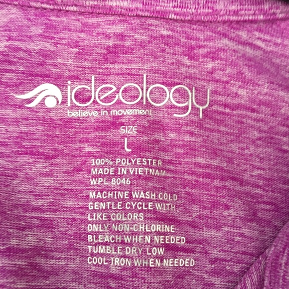 Ideology 3/4 Zip Long Sleeve Workout Top - Picture 6 of 7
